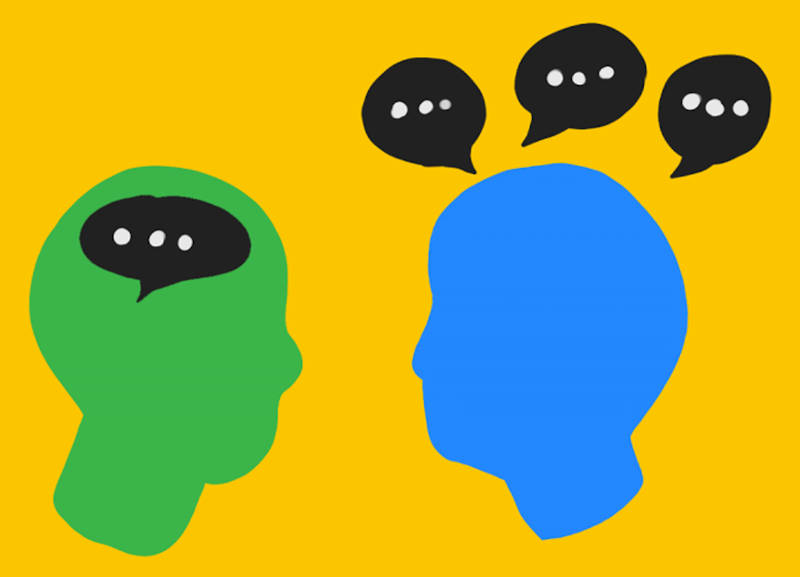 Introvert vs. extrovert