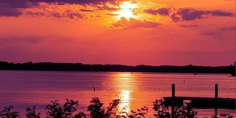 Sunset over Water